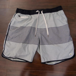 Vuori Gray Banks Shorts